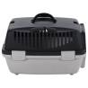 Pet Transport Box Grey and Black - Durable & Comfortable