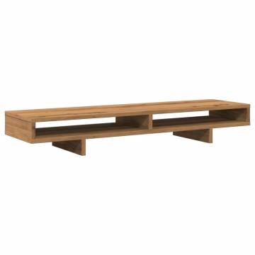 Monitor Stand Artisan Oak - Stylish & Durable 100x27x15 cm