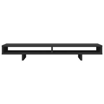 Monitor Stand Black - 100x27x15 cm Engineered Wood | HipoMarket