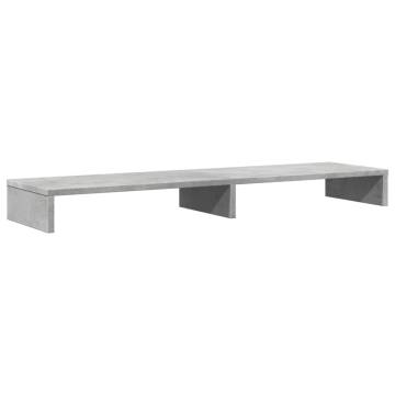 Monitor Stand Concrete Grey - Ergonomic & Stylish | Hipo Market