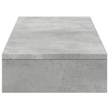 Monitor Stand Concrete Grey - Ergonomic & Stylish | Hipo Market