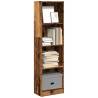  Bookcase Old Wood 40x24x143 cm Engineered Wood Colour old wood Quantity in Package 1 Height 143 cm Width 40 cm 