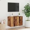 TV Cabinet Wall-Mounted - Old Wood Design 60x30x41 cm | HipoMarket