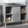  Bathroom Cabinet Concrete Grey 80x33x60 cm Engineered Wood Colour concrete grey Quantity in Package 1 