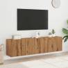  TV Cabinets Wall-mounted 2 pcs Artisian Oak 80x30x41 cm Colour artisan oak Quantity in Package 2 Width 80 cm 