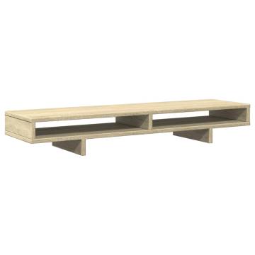 Monitor Stand Sonoma Oak | Durable & Stylish | HipoMarket UK