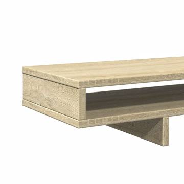 Monitor Stand Sonoma Oak | Durable & Stylish | HipoMarket UK