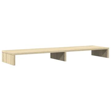 Monitor Stand Sonoma Oak - Ergonomic Dual Monitor Support