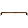 Monitor Stand Smoked Oak - Stylish Dual Screen Solution | HipoMarket