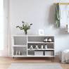 High Gloss White Shoe Cabinet - Stylish Storage | Hipomarket