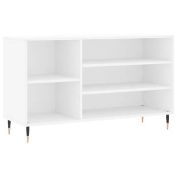 High Gloss White Shoe Cabinet - Stylish Storage | Hipomarket