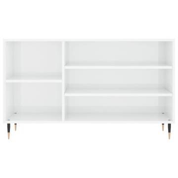 High Gloss White Shoe Cabinet - Stylish Storage | Hipomarket