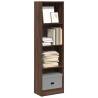  Bookcase Brown Oak 40x24x143 cm Engineered Wood Colour brown oak Quantity in Package 1 Height 143 cm Width 40 cm 