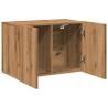 Artisian Oak TV Cabinet - Wall-Mounted, 60x30x41 cm