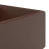 Luxury Dark Brown Ceramic Basin 41x41 cm | HipoMarket