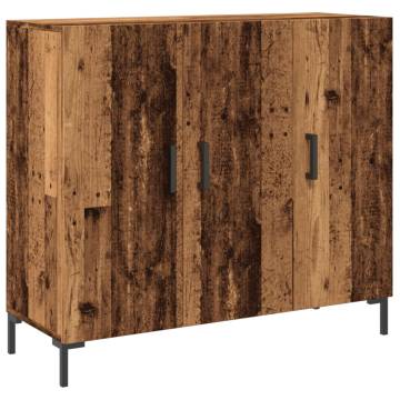 Stylish Old Wood Sideboard - 90x34x80 cm | Hipo Market