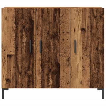 Stylish Old Wood Sideboard - 90x34x80 cm | Hipo Market