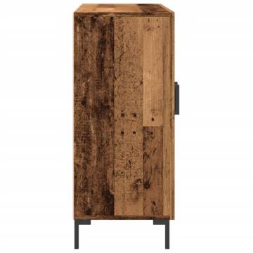 Stylish Old Wood Sideboard - 90x34x80 cm | Hipo Market