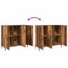 Stylish Old Wood Sideboard - 90x34x80 cm | Hipo Market