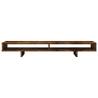 Monitor Stand Smoked Oak - Stylish & Practical 100x27 cm