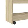 Narrow Storage Trolley 4 Tier Sonoma Oak - Stylish & Practical