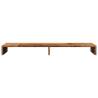 Monitor Stand Old Wood 100x27x10 cm - Ergonomic & Stylish