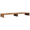 Monitor Stand Old Wood 100x27x10 cm - Ergonomic & Stylish