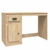 Elegant Sonoma Oak Desk with Drawer - 115x50 cm | HipoMarket