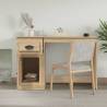 Elegant Sonoma Oak Desk with Drawer - 115x50 cm | HipoMarket