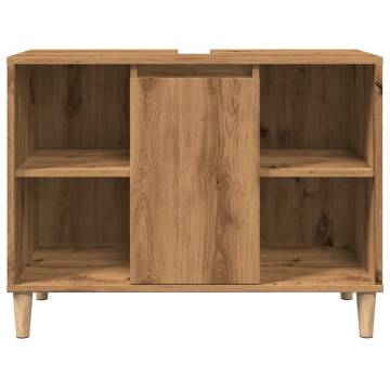 Bathroom Cabinet Artisian Oak - 80x33x60 cm | Hipo Market