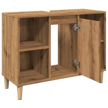 Bathroom Cabinet Artisian Oak - 80x33x60 cm | Hipo Market