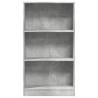 Concrete Grey Bookcase - Stylish Storage Solution for Home & Office