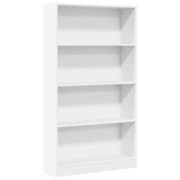 Bookcase White 80x24x143 cm - Stylish Storage Solution