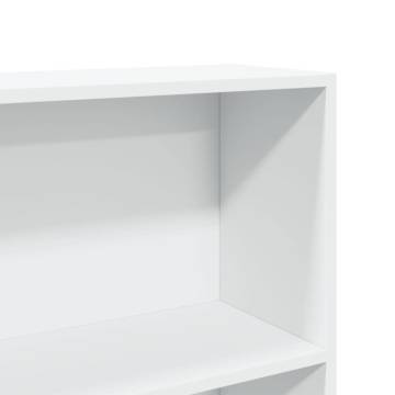 Bookcase White 80x24x143 cm - Stylish Storage Solution