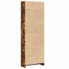 Stylish Smoked Oak Bookcase - 60x24x176 cm Engineered Wood