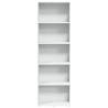 White Bookcase 60x30x189 cm | Stylish Storage Solution