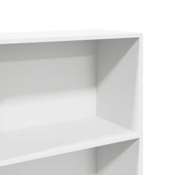 White Bookcase 60x30x189 cm | Stylish Storage Solution