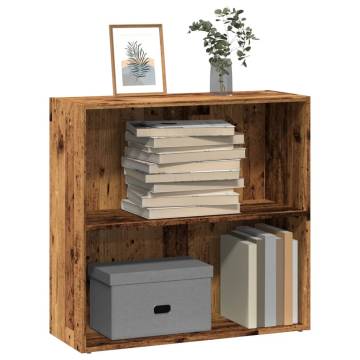 Bookcase Old Wood 80x30x77 cm - Stylish Engineered Wood Storage