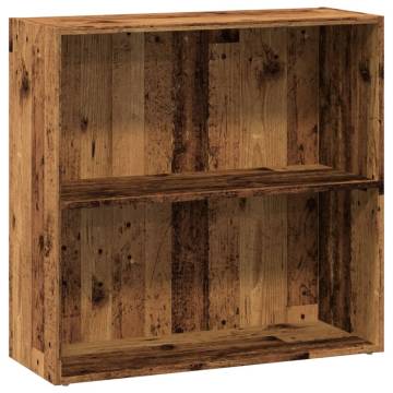 Bookcase Old Wood 80x30x77 cm - Stylish Engineered Wood Storage