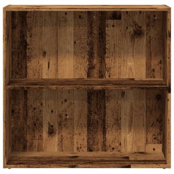 Bookcase Old Wood 80x30x77 cm - Stylish Engineered Wood Storage