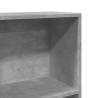 Concrete Grey Bookcase 80x30x152 cm | Stylish Storage Solution