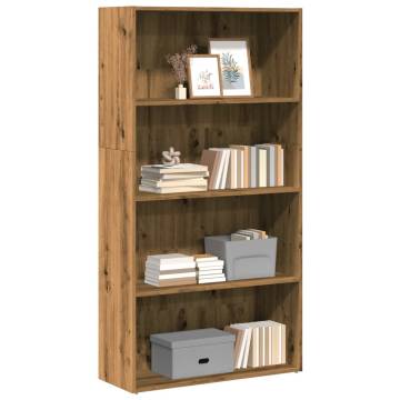 Bookcase Artisan Oak 80x30x152 cm - Stylish Storage Solution