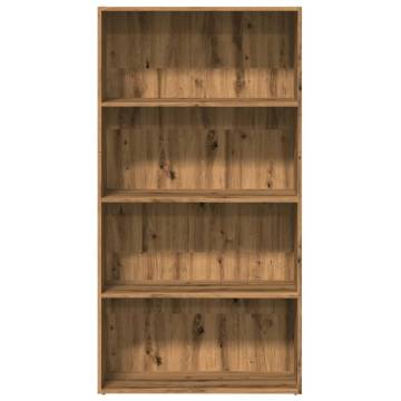 Bookcase Artisan Oak 80x30x152 cm - Stylish Storage Solution