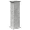 Display Stand with Storage - Concrete Grey 31x30x90 cm