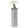 Display Stand with Storage - Concrete Grey 31x30x90 cm