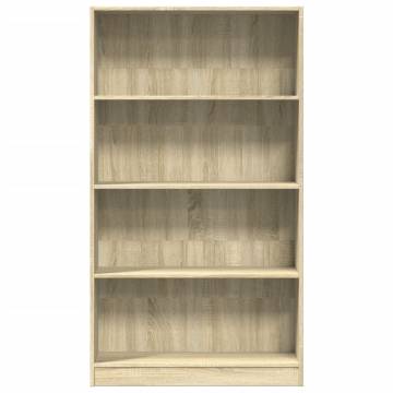 Sonoma Oak Bookcase 80x24x143 cm | Stylish Storage Solution