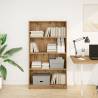 Bookcase Artisian Oak - Engineered Wood, 80x24x143 cm