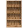 Bookcase Artisian Oak - Engineered Wood, 80x24x143 cm