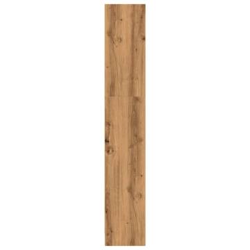 Bookcase Artisian Oak - Engineered Wood, 80x24x143 cm