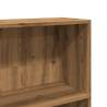 Bookcase Artisian Oak - Engineered Wood, 80x24x143 cm